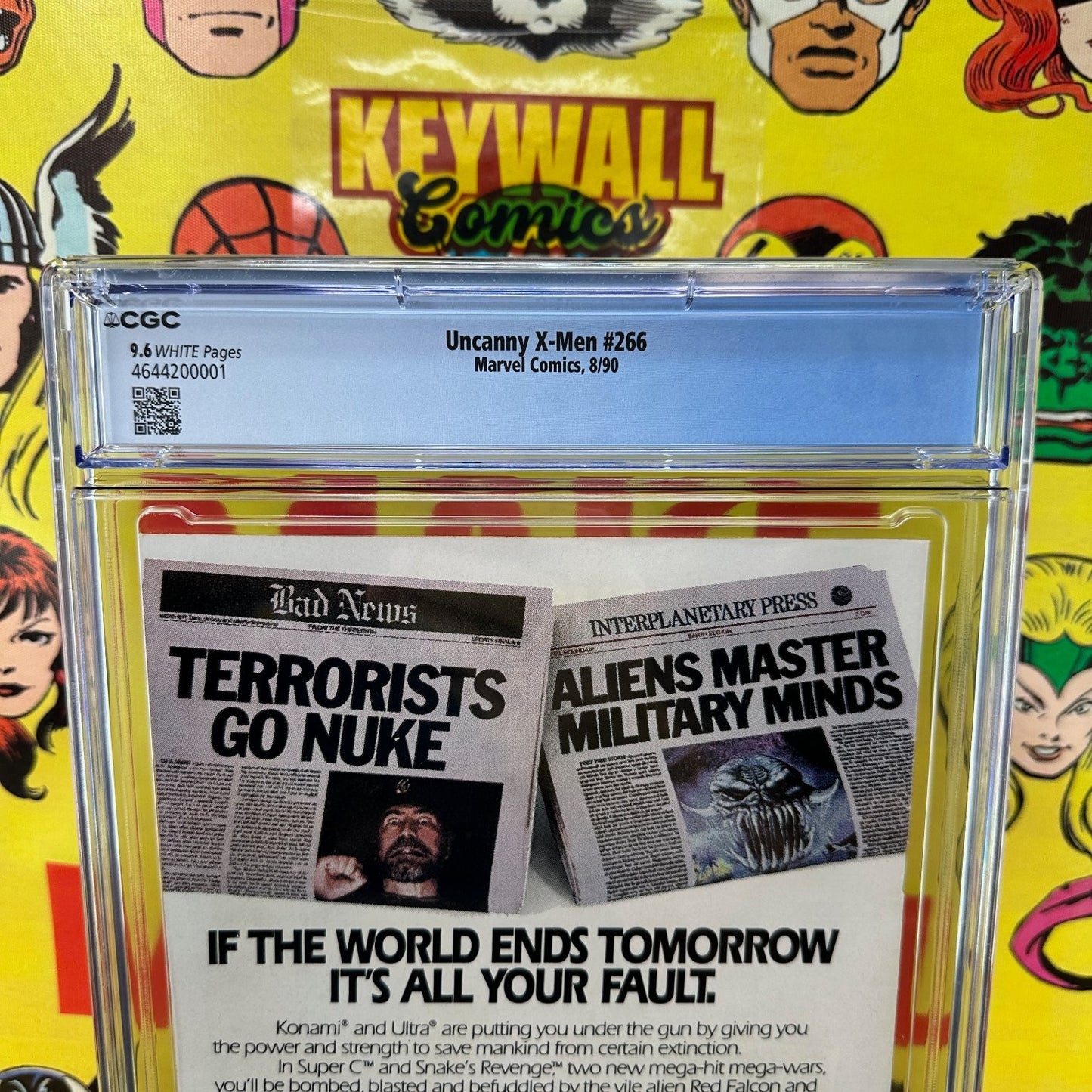 Uncanny X-Men #266 CGC 9.6 White Pages 1st Gambit Marvel 1990