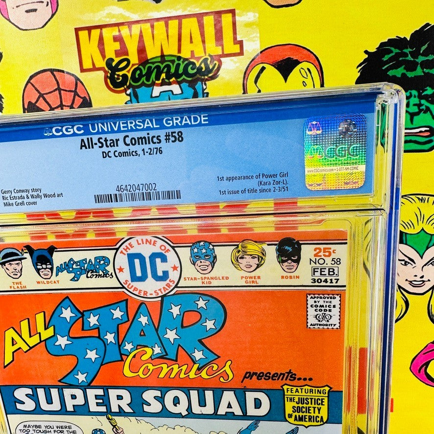 ALL STAR COMICS #58 CGC 9.4 First app. of POWER GIRL! Key 1976