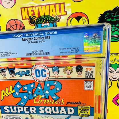 ALL STAR COMICS #58 CGC 9.4 First app. of POWER GIRL! Key 1976