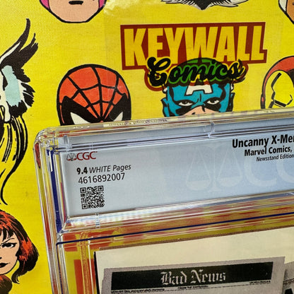 Uncanny X-Men #266 CGC 9.4 Newsstand 1st Gambit Mystique Marvel 1990