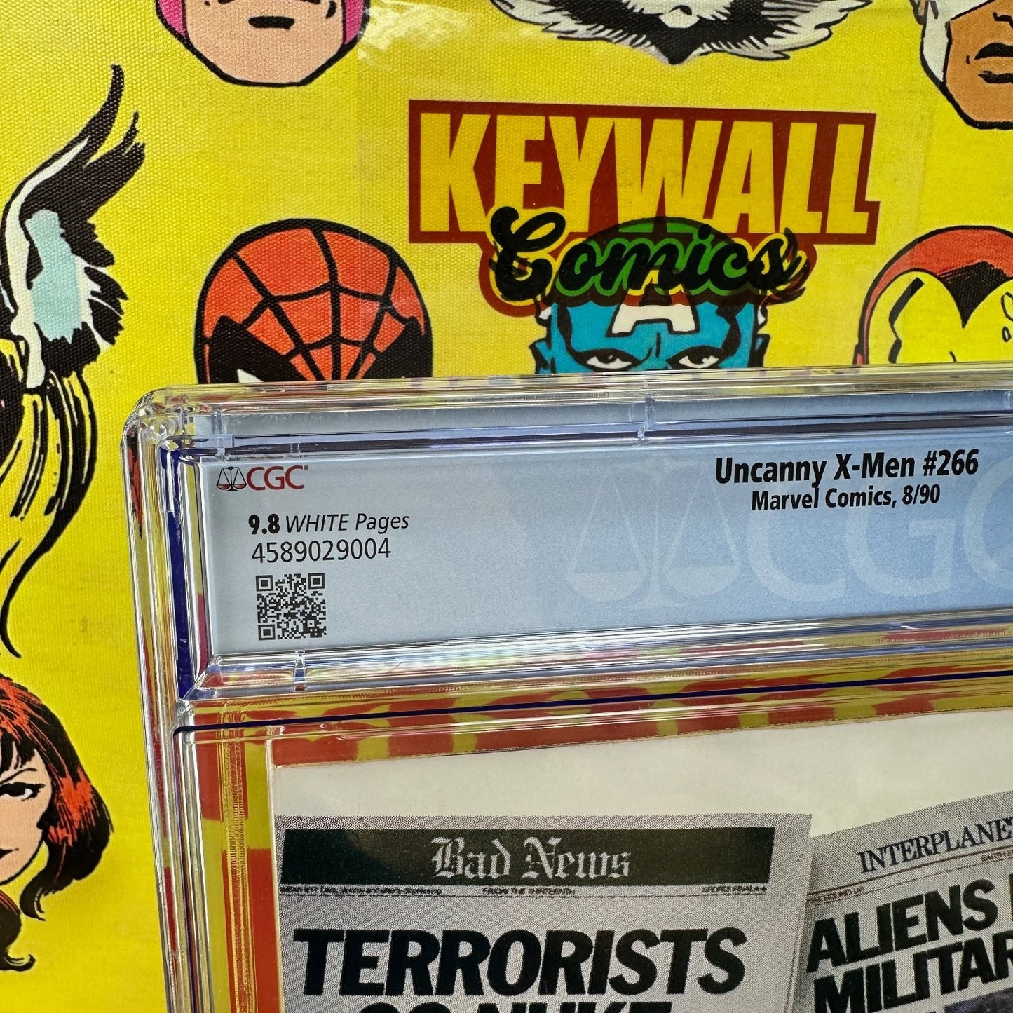 Uncanny X-Men #266 CGC 9.8 White Pages Gambit 1990 Marvel