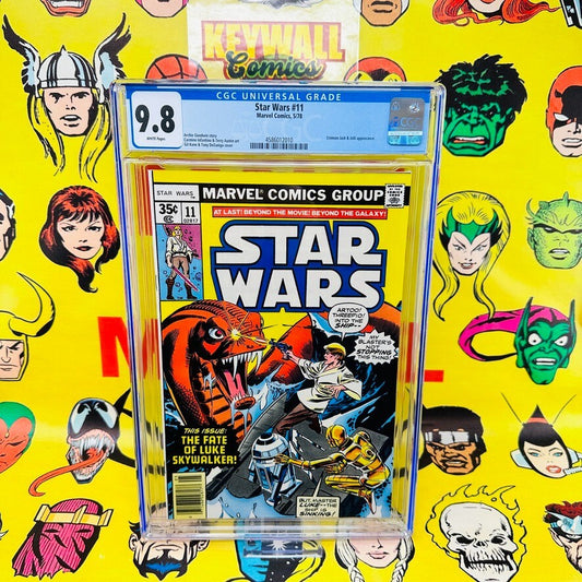 STAR WARS #11 CGC 9.8 White Pages  1978 Newsstand  35 cents