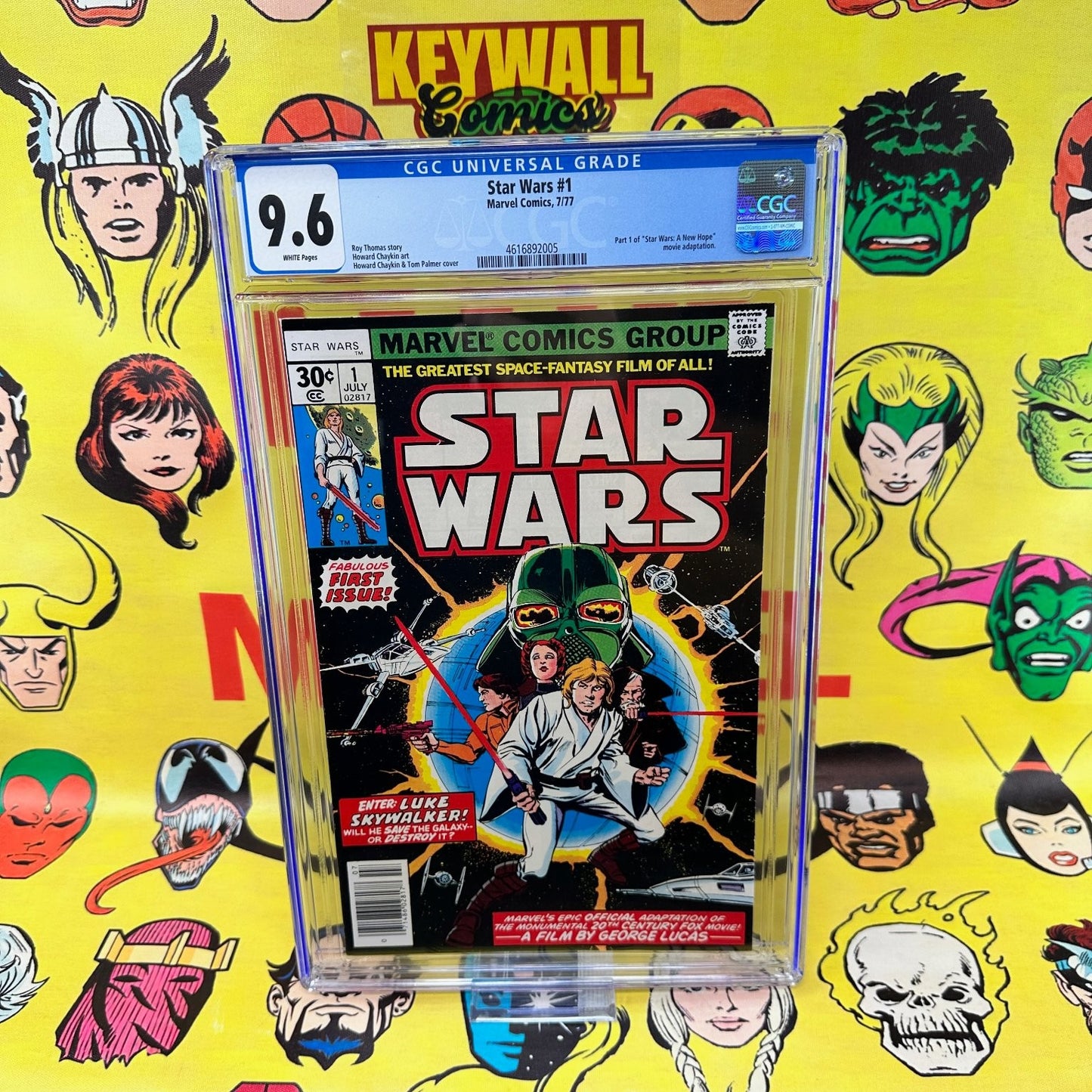 Star Wars #1 CGC 9.6 White Pages Marvel 1977 Roy Thomas Chaykin