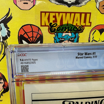 Star Wars #1 CGC 9.6 White Pages Marvel 1977 Roy Thomas Chaykin