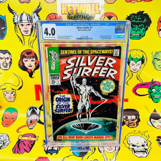 Silver Surfer #1 CGC 4.0 Marvel 1968 Comics  Stan Lee John Buscema Origin