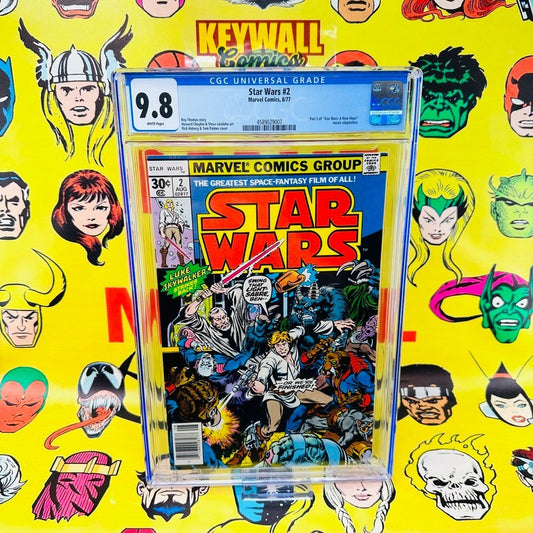 Star Wars #2 CGC 9.8 Marvel Comics 1977 1st Obi-Wan Kenobi White Pages