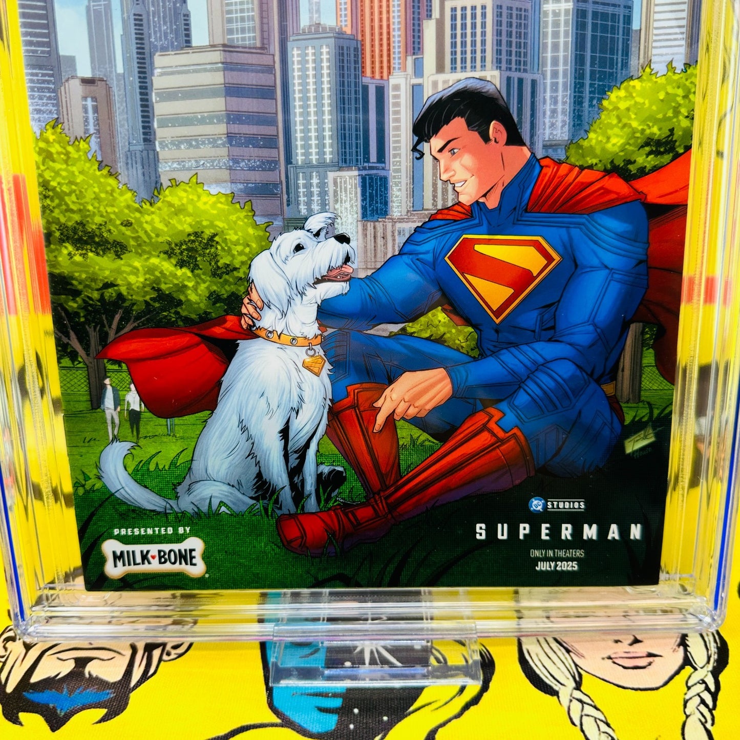 SuperMan #1 A Friendship Unleashed CGC 9.2 Milk Bone Variant Milk-Bone Promo