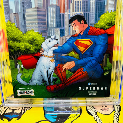 SuperMan #1 A Friendship Unleashed CGC 9.2 Milk Bone Variant Milk-Bone Promo