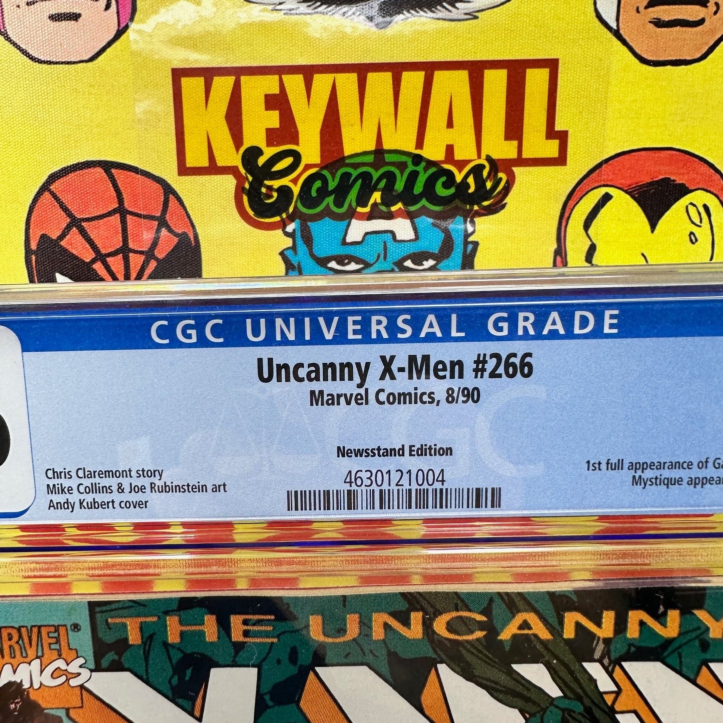 Uncanny X-Men #266 CGC 9.6 Newsstand White Pages 1st Gambit Marvel 1990