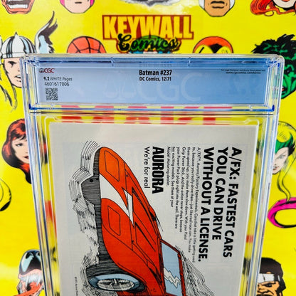 Batman #237 CGC 9.2  1st app Reaper 1971 Neal Adams cover White Pages