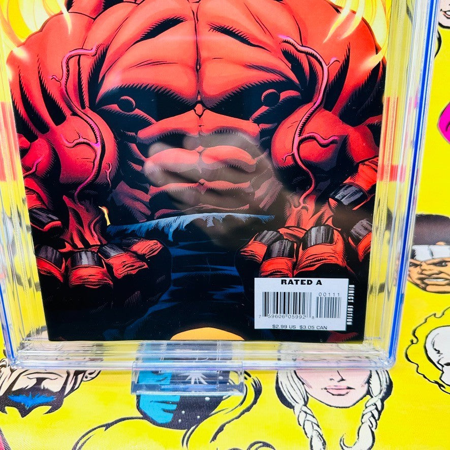 HULK #1 CGC 9.6 Marvel Comics, 2008 1st app & cover RED HULK