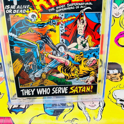 Marvel Spotlight #7 CGC 8.0  3rd Appearance of Ghost Rider 1972  White pages