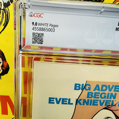 Ms. Marvel #1  CGC 9.0  1st Carol Danvers as Ms. Marvel. 1977 White Pages