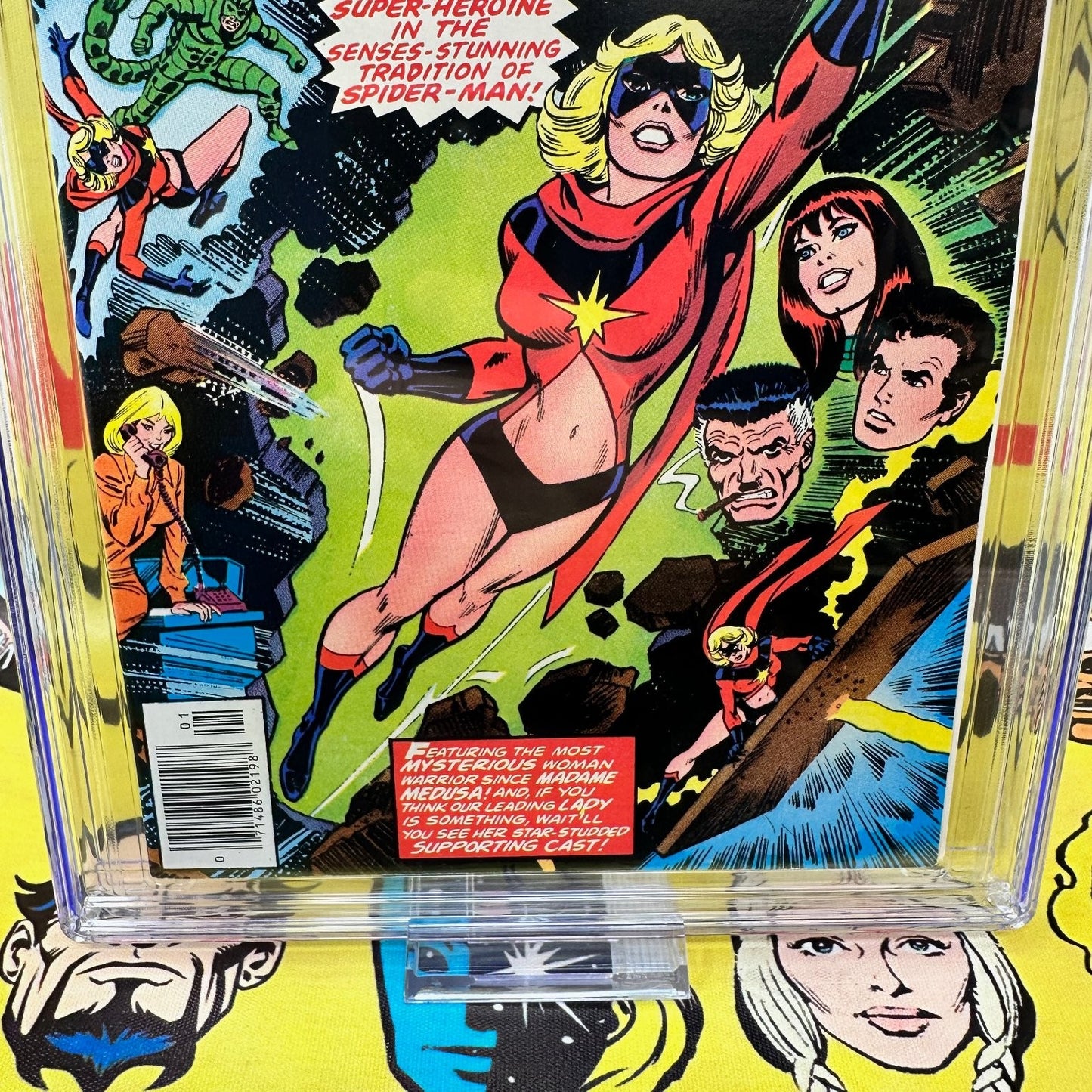 Ms. Marvel #1 CGC 9.8 White Pages Carol Danvers Marvel 1977