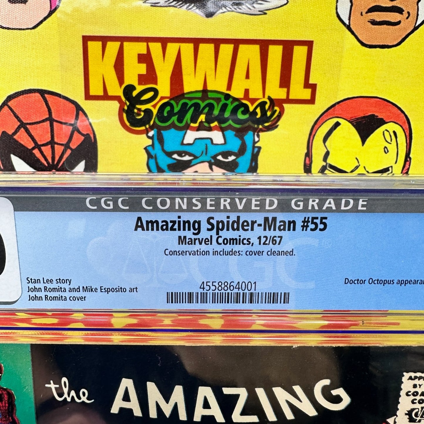 Amazing Spider-Man #55 CGC 6.0 Conserved White Pages Doc Ock Appearance Marvel