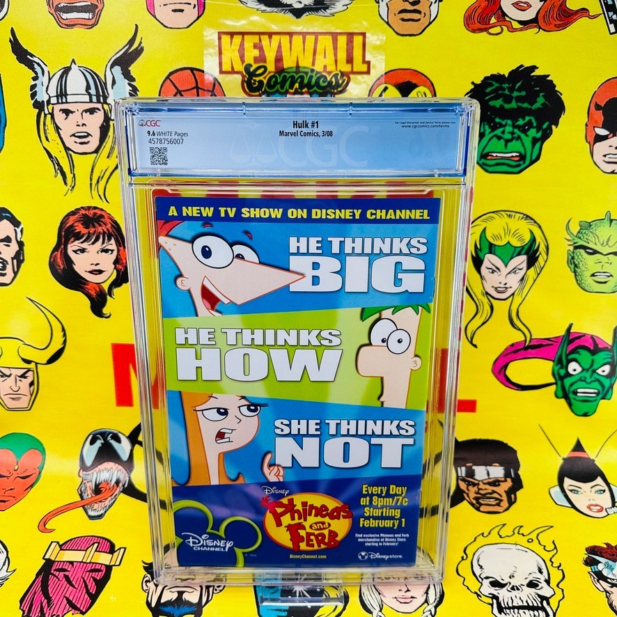 HULK #1 CGC 9.6 Marvel Comics, 2008 1st app & cover RED HULK