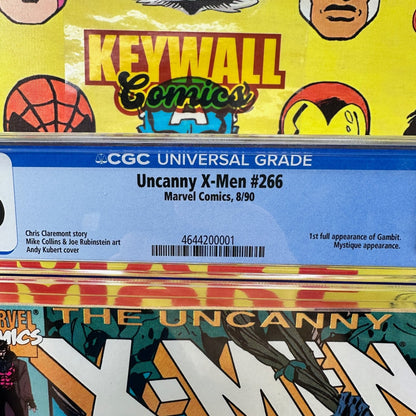 Uncanny X-Men #266 CGC 9.6 White Pages 1st Gambit Marvel 1990