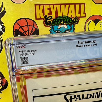 Star Wars #2 CGC 9.4 White Pages Marvel 1977 Roy Thomas Art
