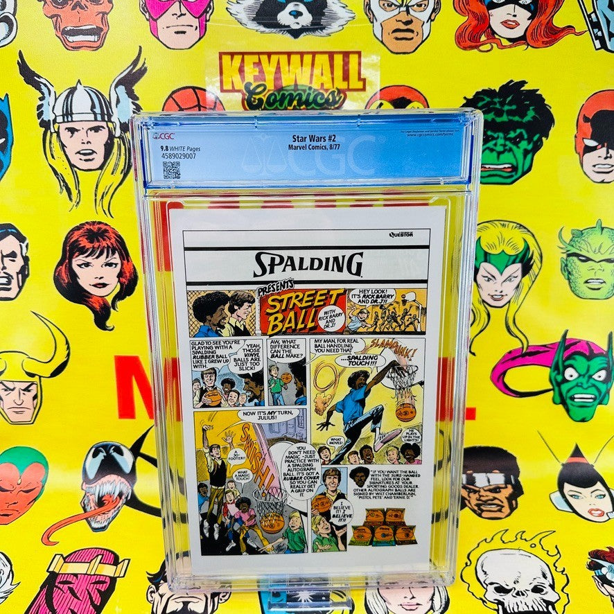 Star Wars #2 CGC 9.8 Marvel Comics 1977 1st Obi-Wan Kenobi White Pages