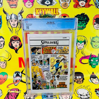 Star Wars #2 CGC 9.8 Marvel Comics 1977 1st Obi-Wan Kenobi White Pages