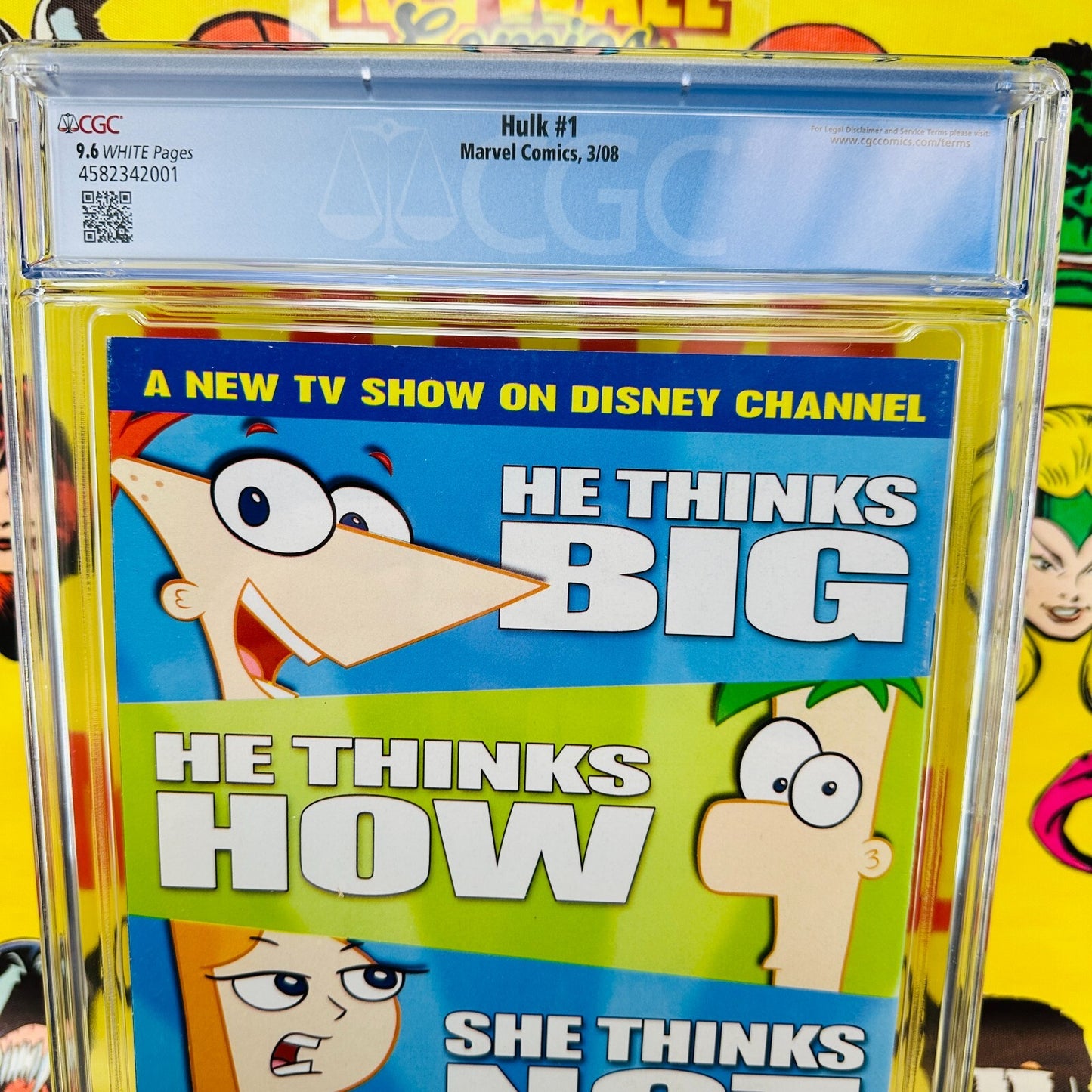 Hulk #1 CGC 9.6  1st Appearance of Red Hulk 2008 Jeph Loeb Marvel Comics