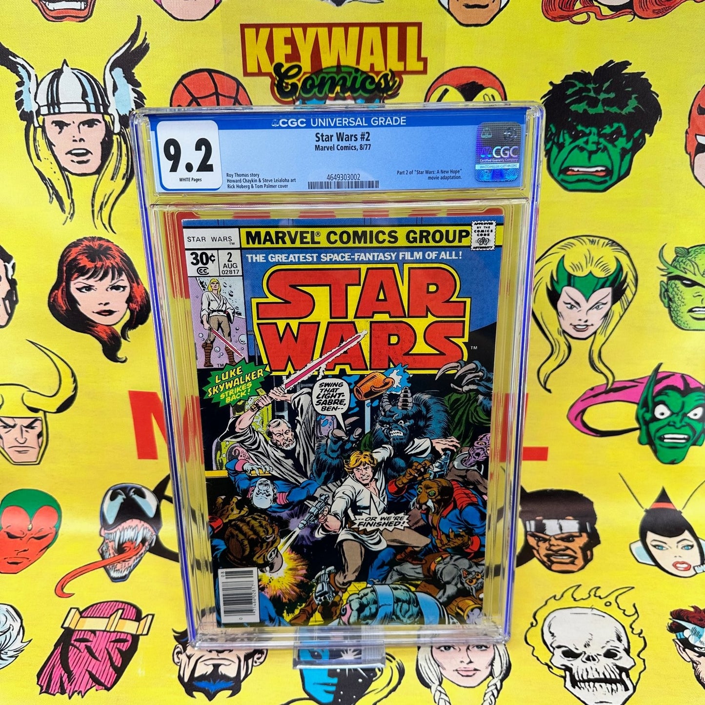 Star Wars #2 CGC 9.2 Marvel Comics 1977 Roy Thomas Art
