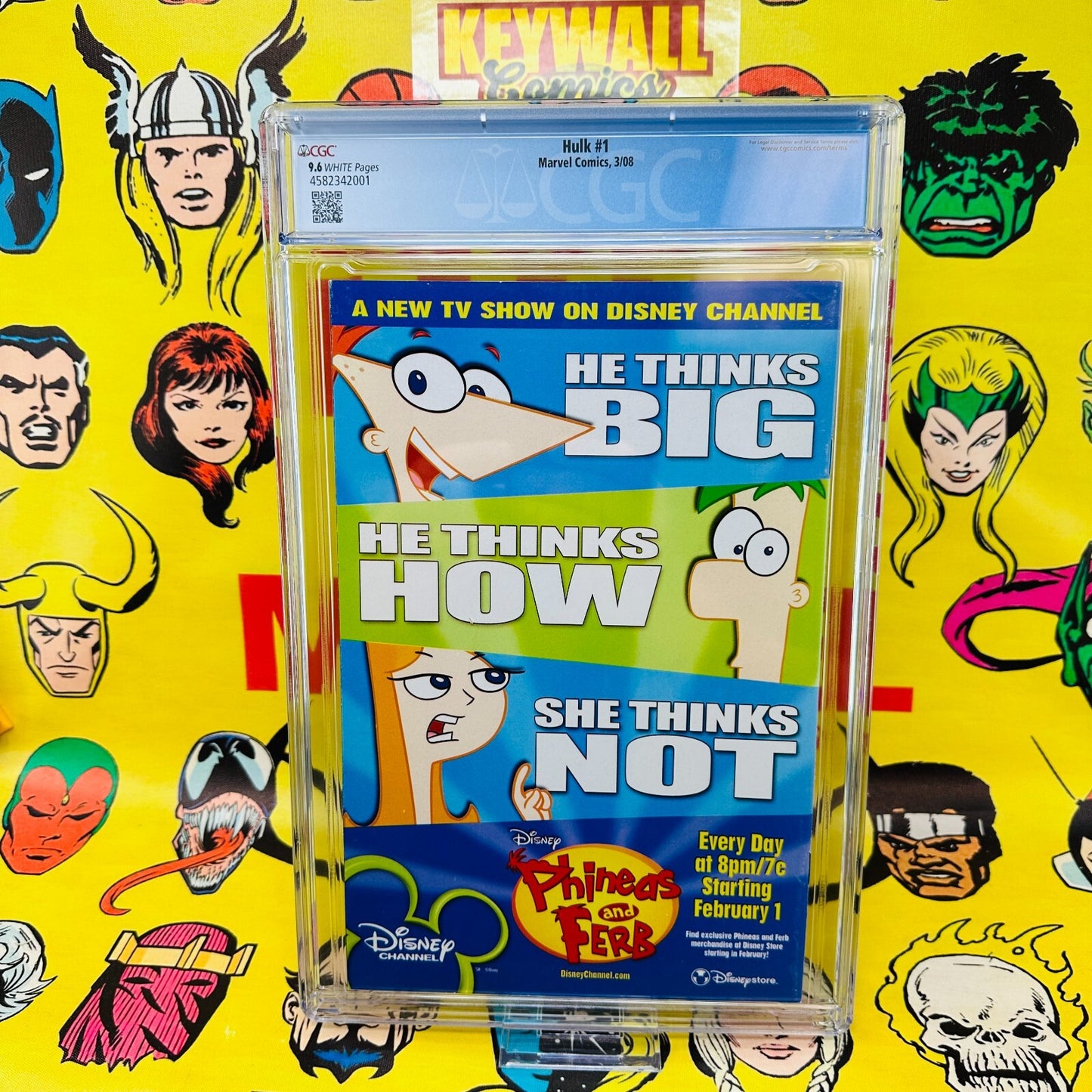 Hulk #1 CGC 9.6  1st Appearance of Red Hulk 2008 Jeph Loeb Marvel Comics