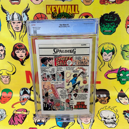Star Wars #1 CGC 9.6 White Pages Marvel 1977 Roy Thomas Chaykin