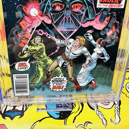 Star Wars 4 CGC 9.2 White Pages Classic Darth Vader Cover Newsstand Edition