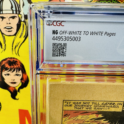 Silver Surfer #1 COVERLESS CGC NG origin! 1st solo book! John Buscema! 1968