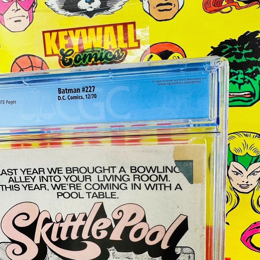 Batman #227 CGC 1.8 Conserved Classic Neal Adams Homage Cover December 1970