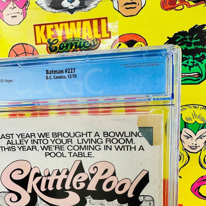 Batman #227 CGC 1.8 Conserved Classic Neal Adams Homage Cover December 1970