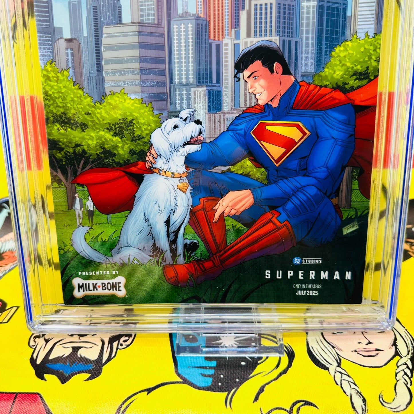 SuperMan #1 A Friendship Unleashed CGC 9.6 Milk Bone Variant Milk-Bone Promo