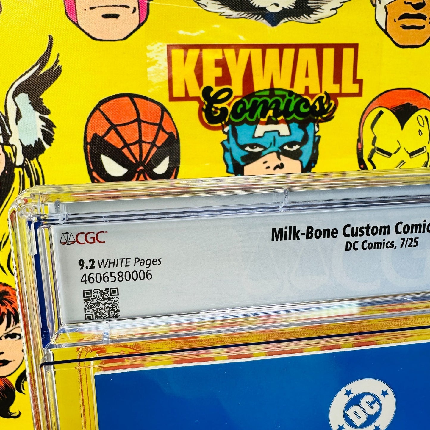 SuperMan #1 A Friendship Unleashed CGC 9.2 Milk Bone Variant Milk-Bone Promo