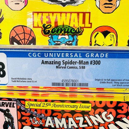 Amazing Spider-Man #300 CGC 9.8 White Pages 1st App Venom 1988