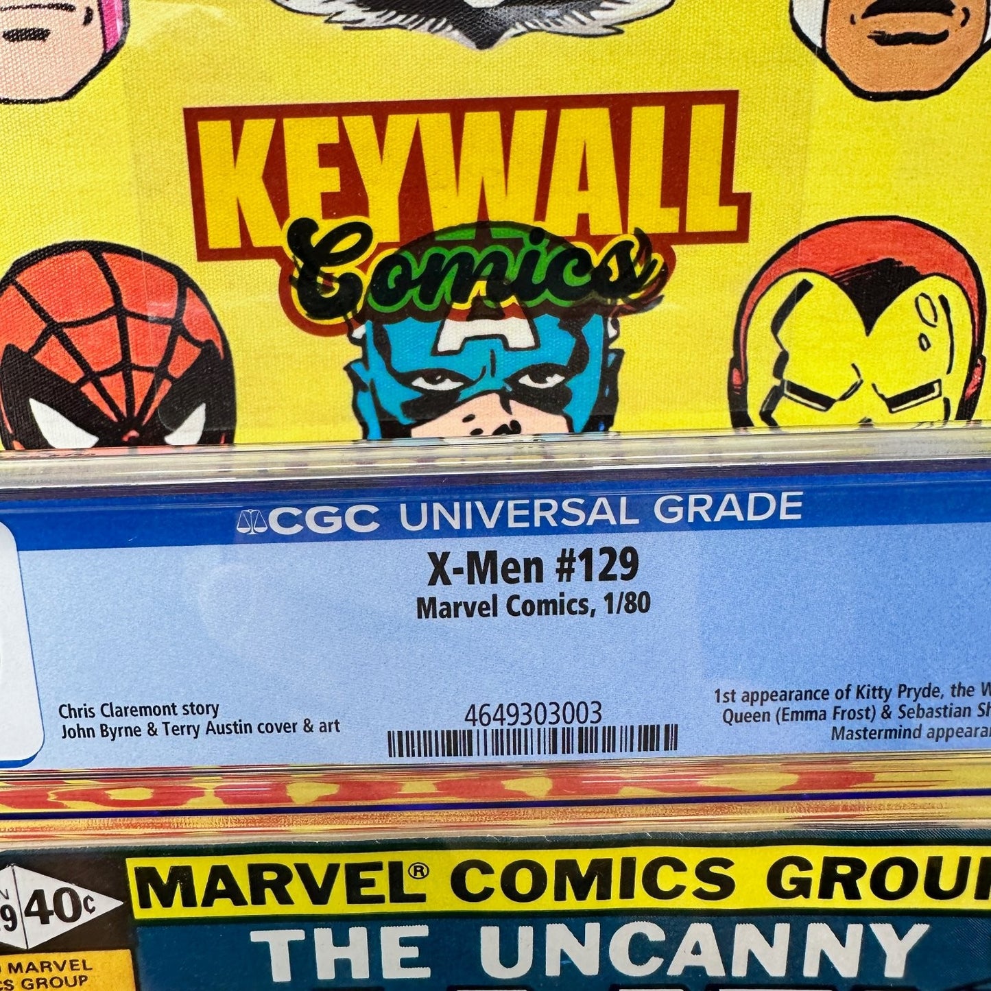 X-Men #129 CGC 8.0 White Pages 1st Kitty Pryde Marvel 1979