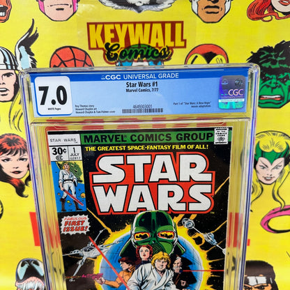 Star Wars #1 CGC 7.0 Marvel Comics 1977 Howard Chaykin Cover