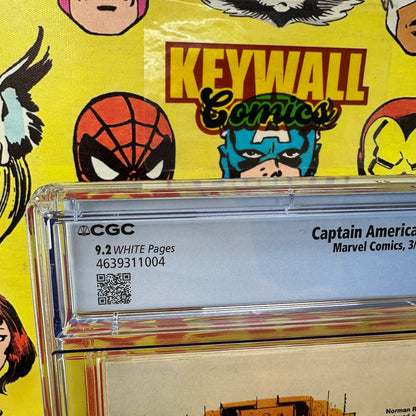 Captain America #111 CGC 9.2 White Pages Steranko Marvel 1969