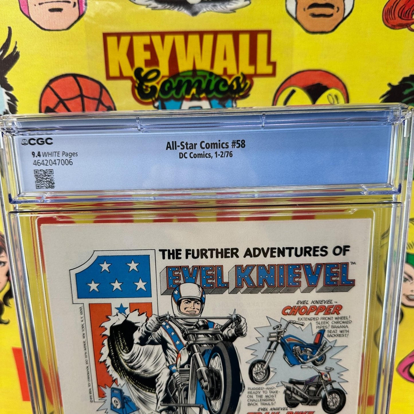 All-Star Comics #58 CGC 9.4 White Pages Power Girl 1976 DC Comics