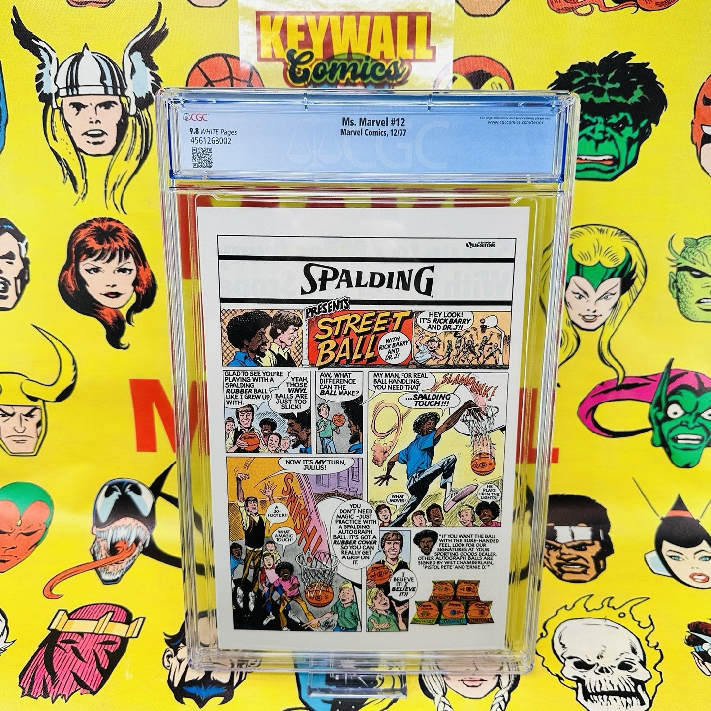 MS MARVEL #12 CGC 9.8  WHITE PAGES HECATE & ELEMENTALS APPEAR 1ST SERIES 1977