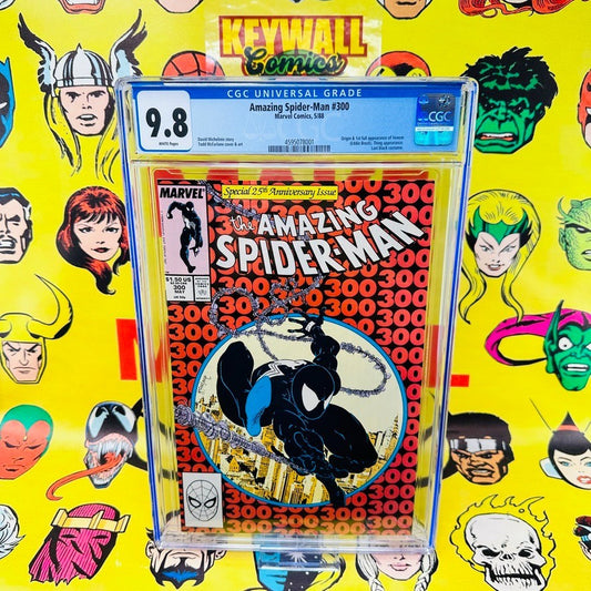 Amazing Spider-Man #300 CGC 9.8 White Pages 1st App Venom 1988