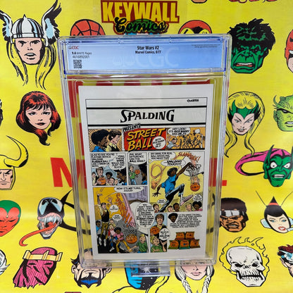 Star Wars #2 CGC 9.4 White Pages Marvel 1977 Roy Thomas Art