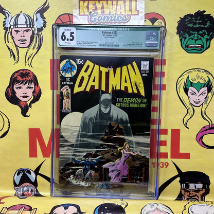 Batman #227 Comic Book CGC 6.5 Qualified White Pages 1970 Pages Neal Adams Art